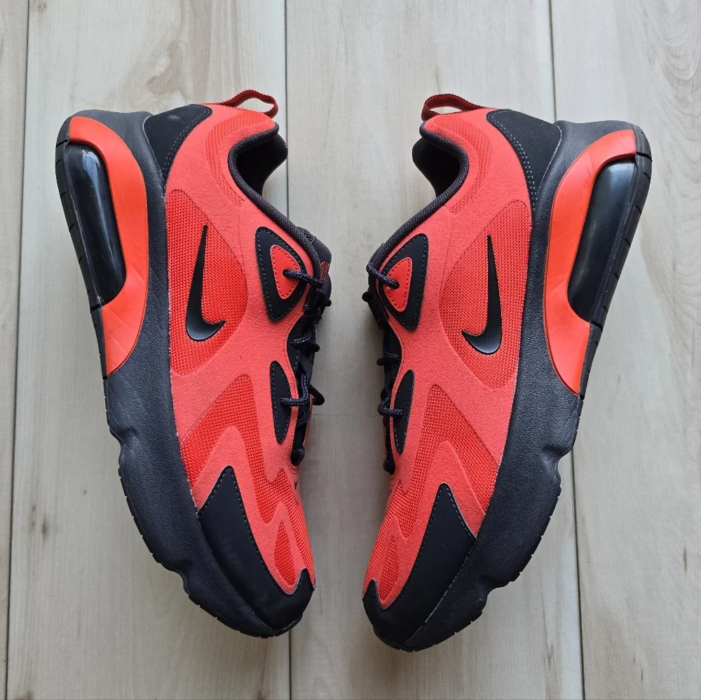 Nike Air Max 200 Black Habanero Red AQ2568-600
